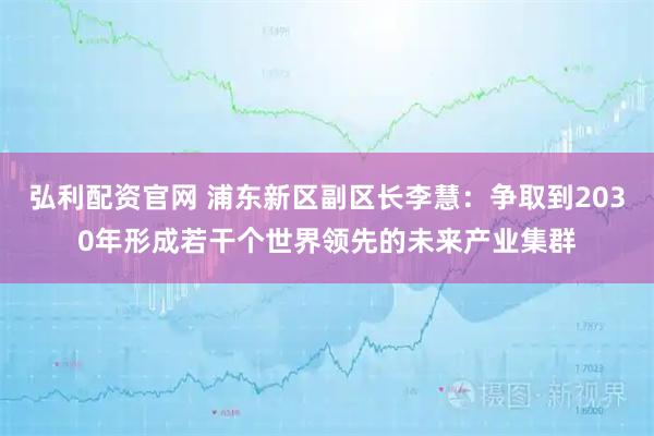 弘利配资官网 浦东新区副区长李慧：争取到2030年形成若干个世界领先的未来产业集群