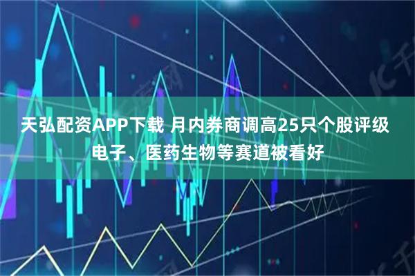 天弘配资APP下载 月内券商调高25只个股评级 电子、医药生物等赛道被看好
